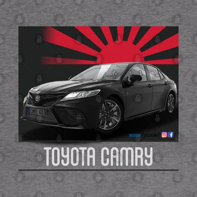 Toyota Camry Black by PjesusArt